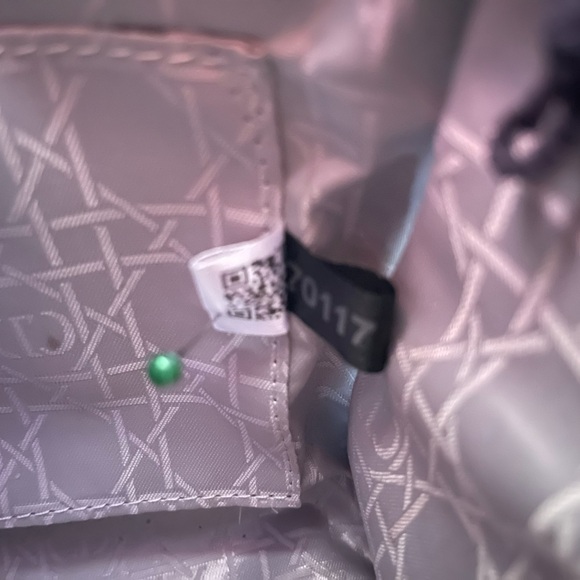 Dior White Blue and Gray Lady-D Canvas Bag - Picture 15 of 17